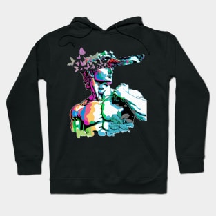 Statue of David with Butterflies Hoodie